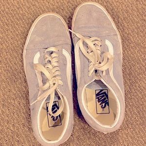 VANS Women’s pale blue suede sneaker